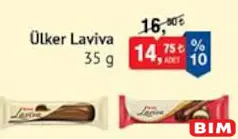 ÜLKER LAVİVA ÇİKOLATA 35 G